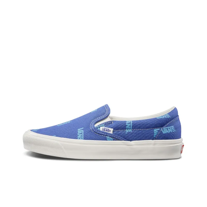 Vans Slip On Multi Logo Blue-0