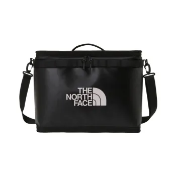THE NORTH FACE Polyester Travel Bag, One Shoulder Handbag, Crossbody Bag Large Size Unisex Black