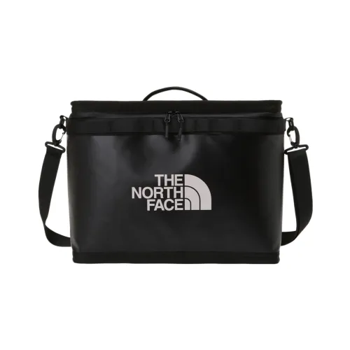 THE NORTH FACE Polyester Travel Bag, One Shoulder Handbag, Crossbody Bag Large Size Unisex Black