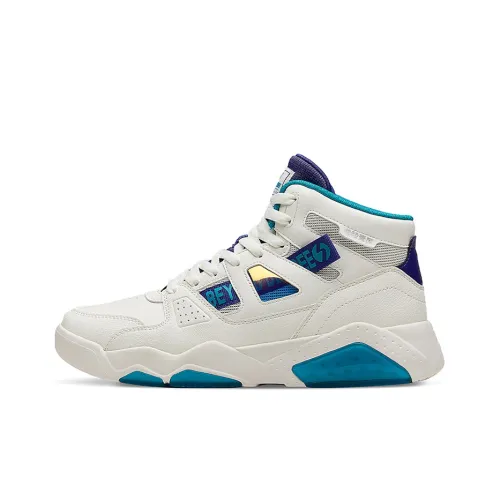 361° Type Burning Series Skateboard Shoes Men High-Top White/Blue