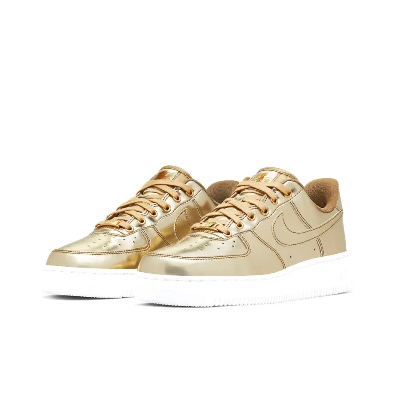 Nike Air Force 1 Low Metallic Gold Women's-2