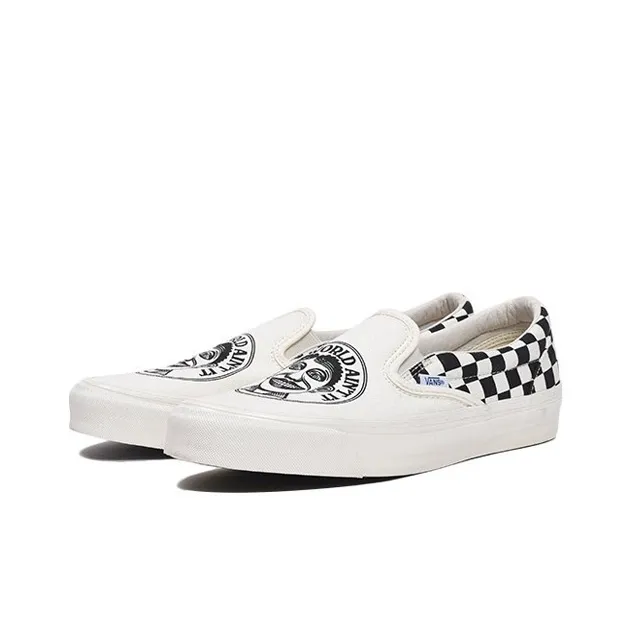 Vans John Van Hammersveld X Og Classic Slip On Lx 'Checker Marshmallow Black'-3