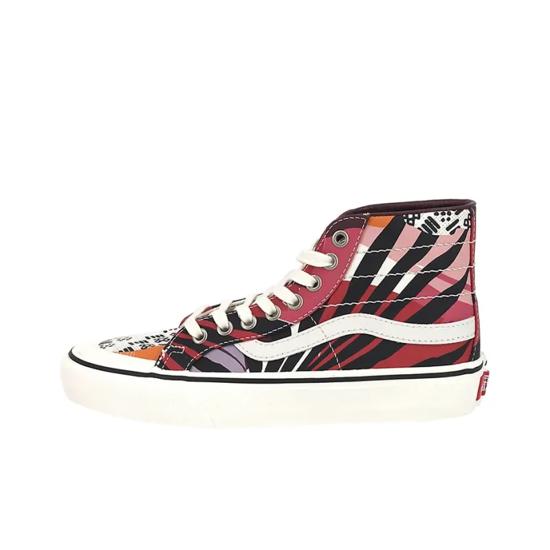 Vans SK8 Hi Sf Multicolor Red White Orange-0