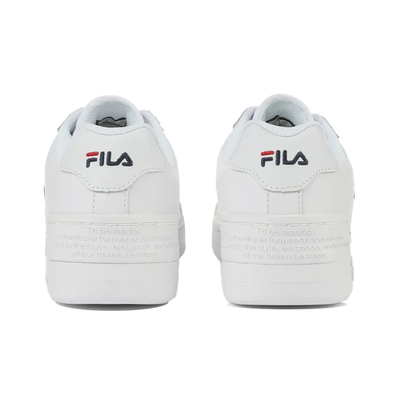 FILA FX 100 Bumper Script Slip Resistant, Abrasion Resistant, Lightweight Low Top Skateboard Shoes Unisex White-3