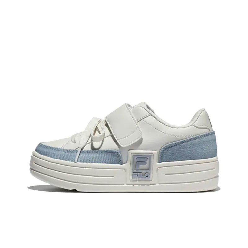 FILA Funky Tennis Board Shoes Grey/Blue Women's-0