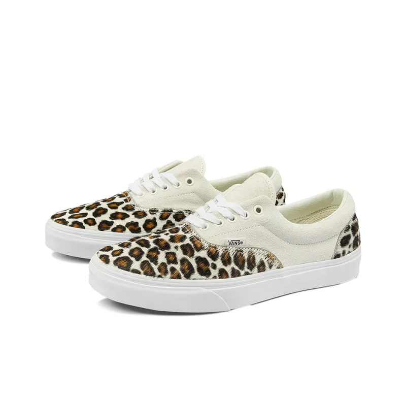 Vans Unisex Era Low Top Sneakers Whiteleopard-1