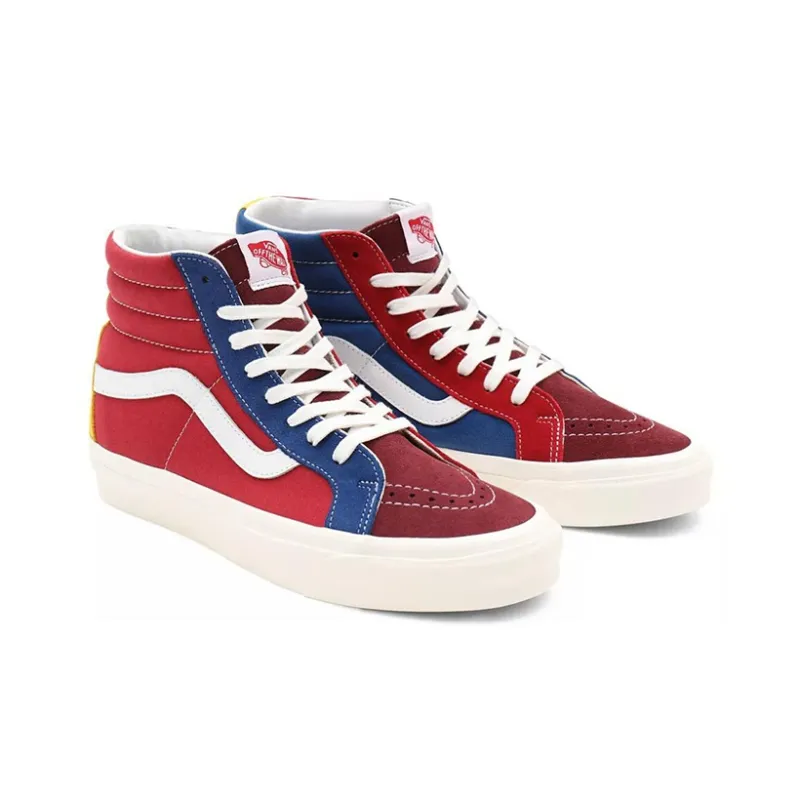 Vans SK8 Hi 38 DX Anaheim Factory-Red Blue-2