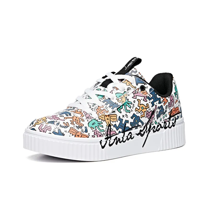KH x Anta Life Collection Anti-Slip Wear-Resistant Low-Top Skateboard Shoes Men's Multicolor-1