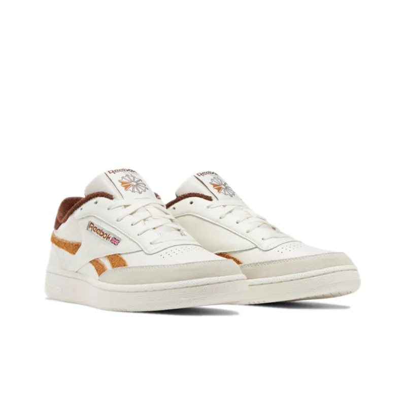 Reebok Club C Series Skateboard Shoes Men Low-Top Beige/Brown-2