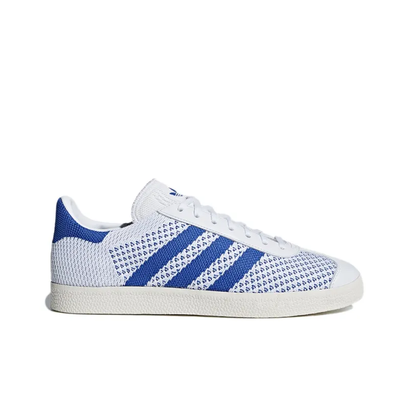Adidas Originals GAZELLE Non-slip Lightweight Low-Top Skateboard Shoes Men's Blue White-1