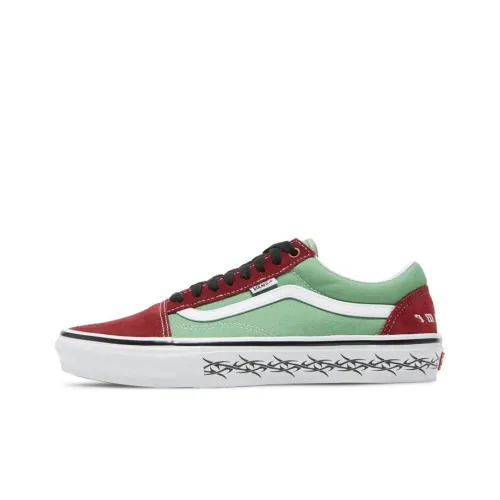 Vans Skate Old Skool Supreme Tribal Barbed Wire Green