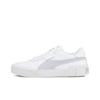 PUMA Cali Corduroy White/Grey Casual Board Shoes Women's