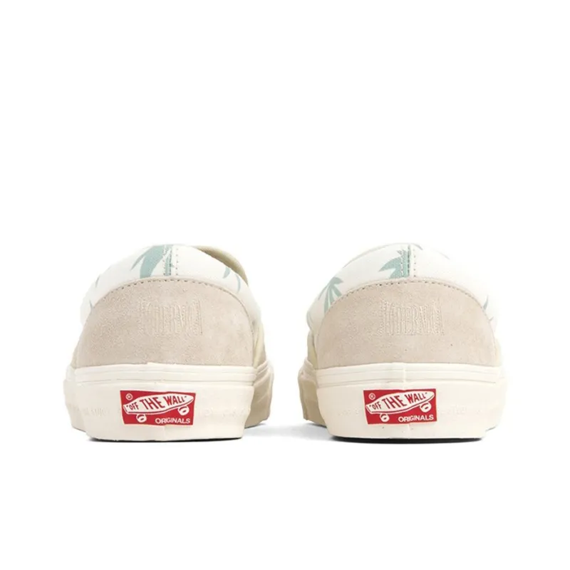 Vans Slip On Modernica Light Blue Repeat Palm Leaf-4