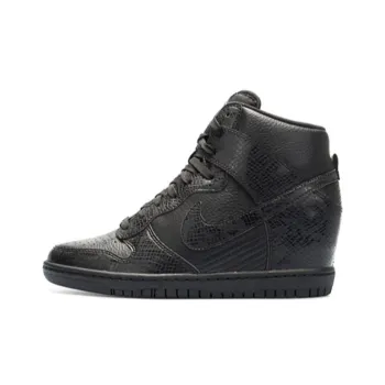 Nike Dunk High Sky Hi Black Leather Snake GS