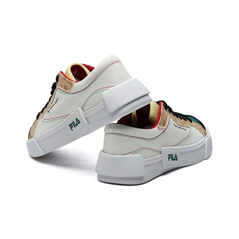 FILA FUSION Shoes 'Beige Teal White' Women's-3