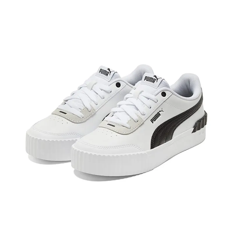 PUMA Carina Lift Shoes Black/White/Grey Women's-2