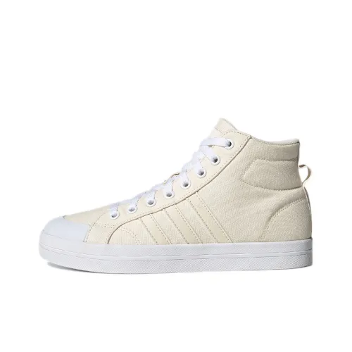 Adidas Neo Bravada Skateboard Shoes Women's Mid-Top Off White