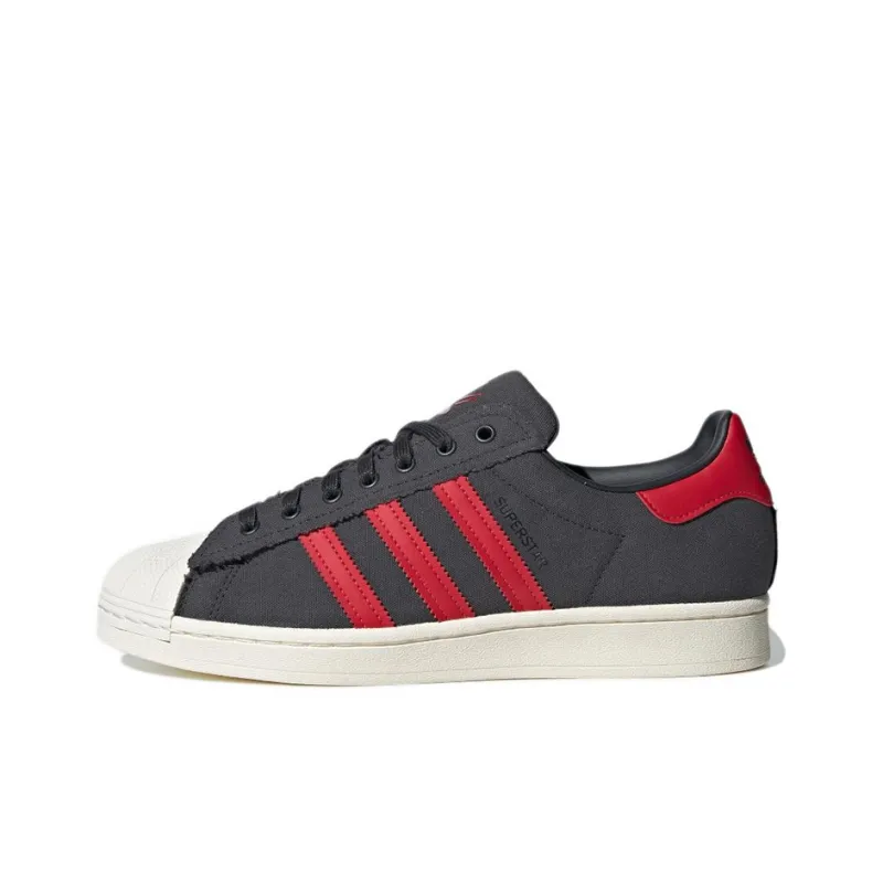 Adidas Originals Superstar Shoes 'Black Red White'-0