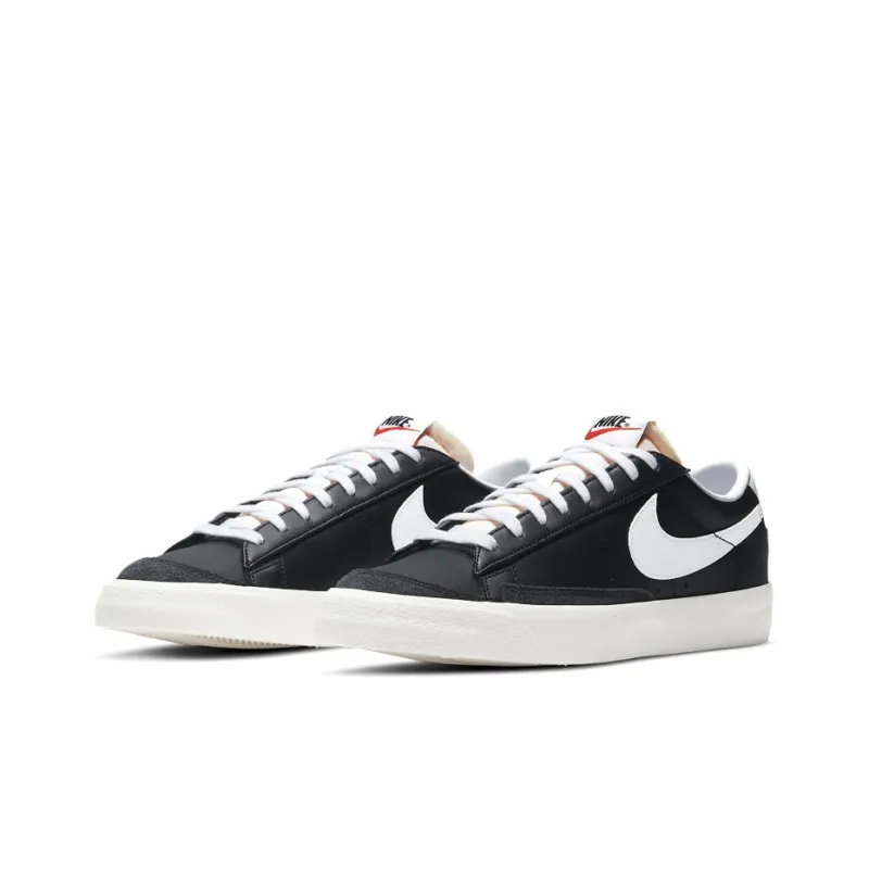 Nike Blazer Low 77 Black White-2