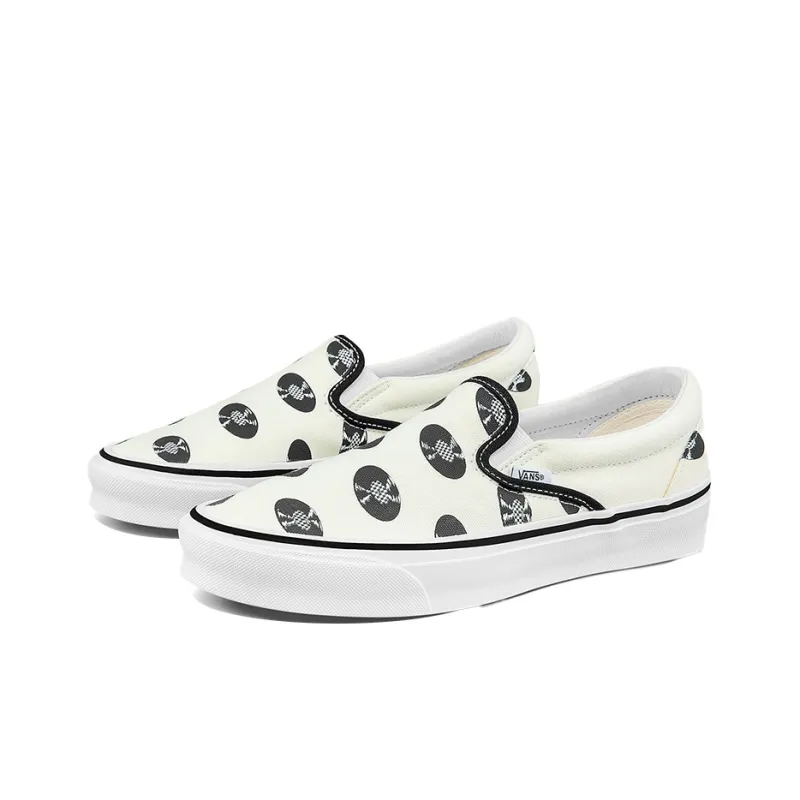Vans Og Classic Slip On Wacko Maria White Records-1