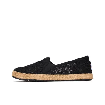 Skechers Slip on Lace Shoes 'Black' Women's