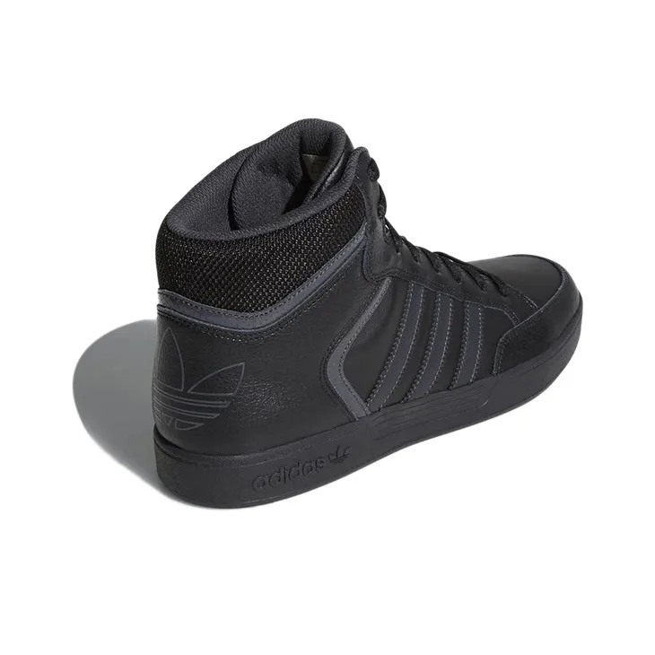 Adidas Originals Varial Mid Abrasion Resistant Mid Top Skateboard Shoes Men's Black-3