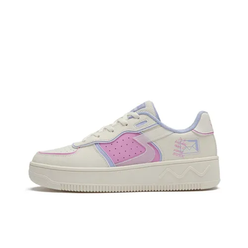 361° Low-Top Skateboard Shoes Women's White Purple