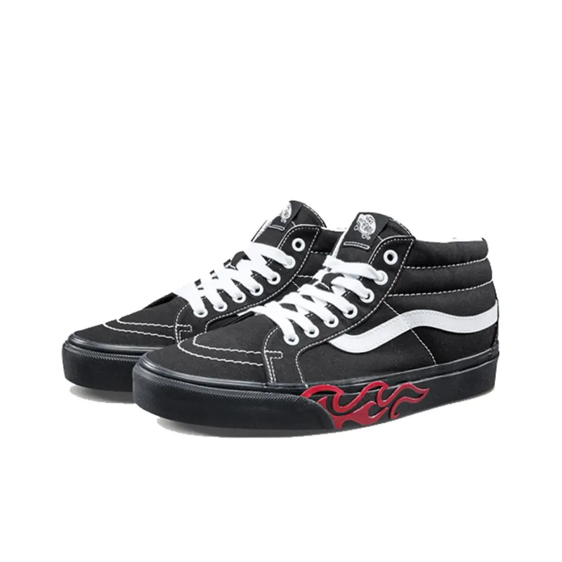 Vans Sk8 Mid Flame Cut Out-2