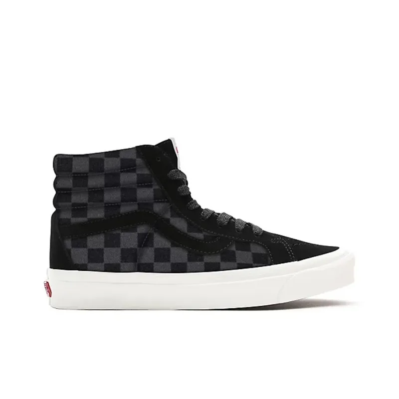 Vans Customs Checkerboard Sk8 hi Black/Gray-1