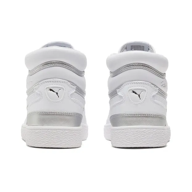 PUMA Ralph Sampson Mid Metal 'White Silver' Women's-4