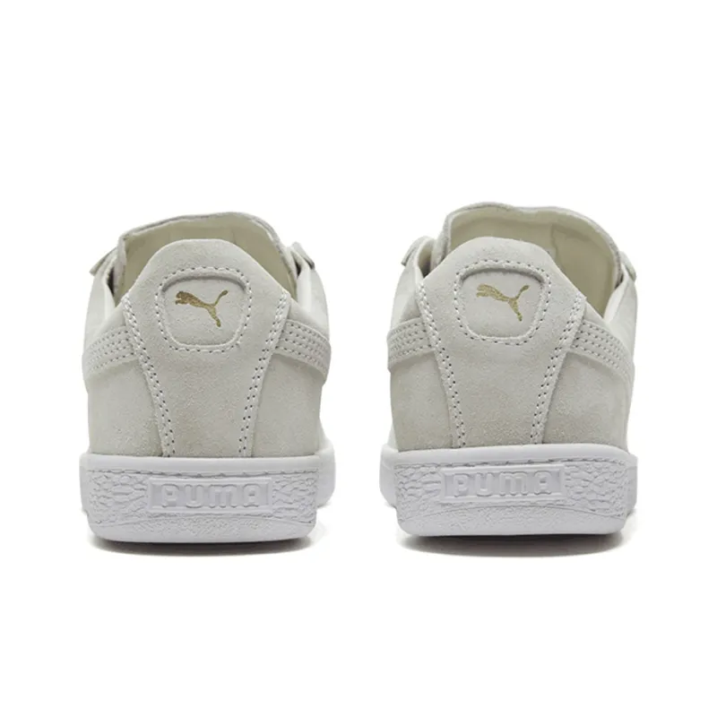 PUMA Suede Classic Metal Badge 'White Team Gold'-3