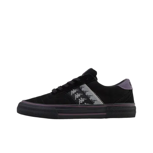 Kappa Skateboard Shoes Unisex Low-Top Black/Antique Purple