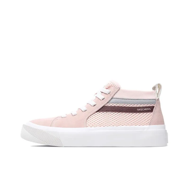 Skechers Skateboard Shoes Women's Mid-Top Pink-0