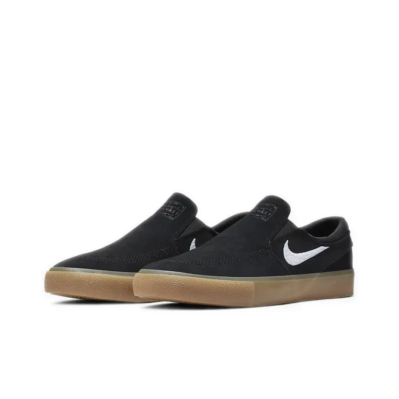 Nike Sb Zoom Janoski Slip Rm Black White Gum-2