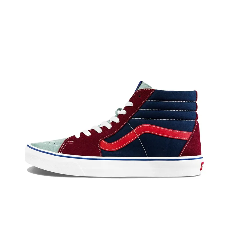 Vans SK8 HI MIX & MATCH Multi 'Red Blue' Women's-0