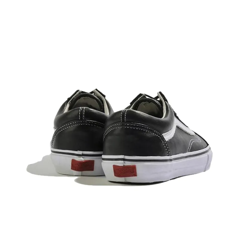 Vans Vault Old Skool Vlt Lx Leather Black/White-4