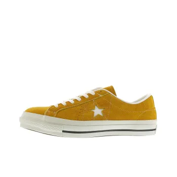 Converse One Star J Suede Low Running Shoes Yellow/White Women's