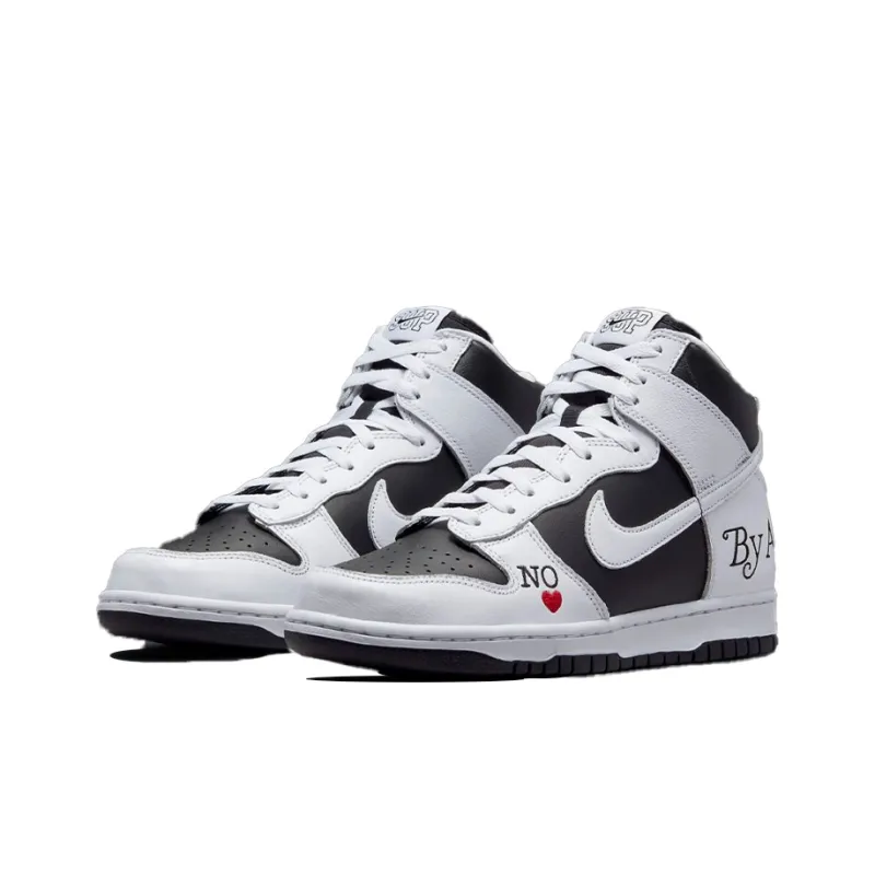 Nike Sb Dunk High Supreme By Any Means Black-2