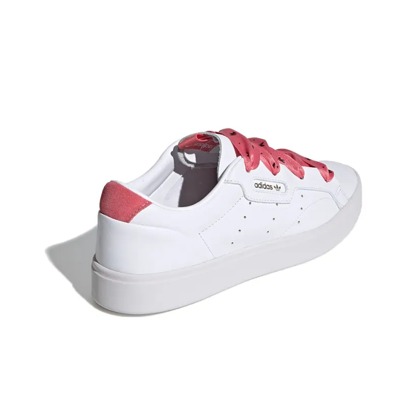 Adidas Originals Sleek White/Pink Women's-3