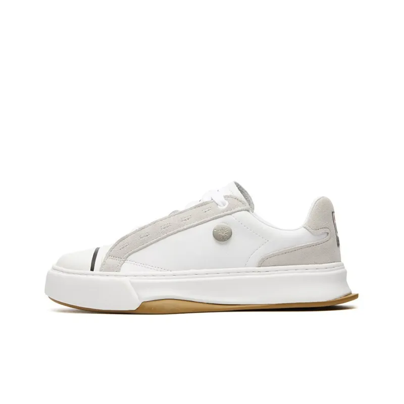 FILA CRYPTO Low Top Skateboard Shoes Women's White Gray-0