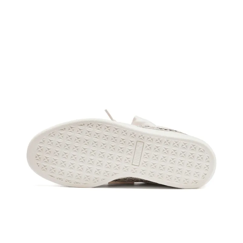 PUMA Suede Heart Snake Lux Sneakers Pink Women's-5