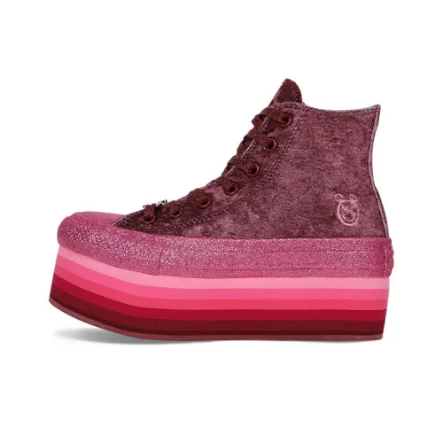 Converse Chuck Taylor All Star Lift Hi Miley Cyrus Pink Women's