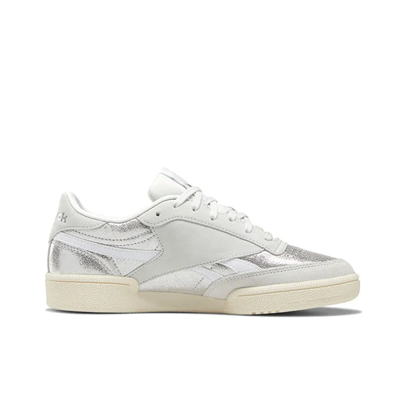 Reebok Club C Series Skateboard Shoes Women's Low-Top Gray/White-5