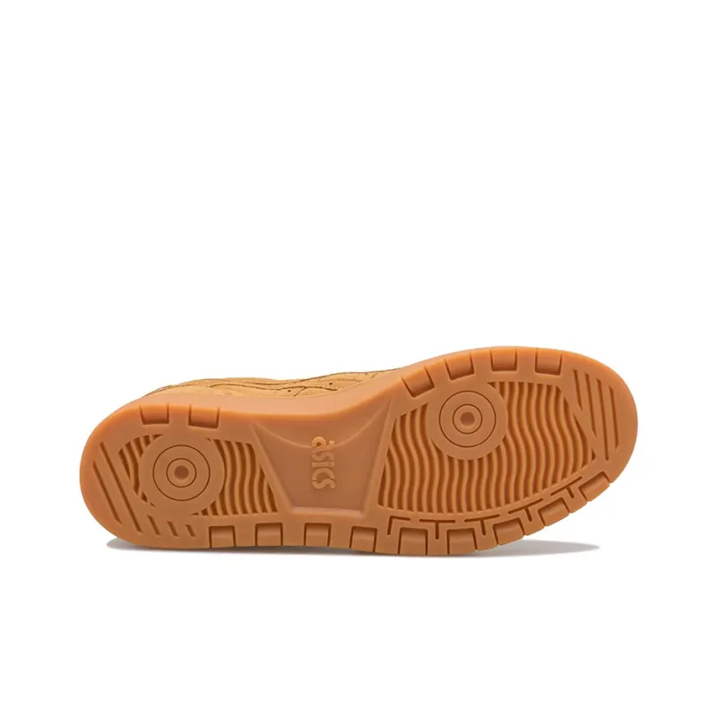 Asics JAPAN S Caravan Camel Anti-Slip Wear-Resistant Low-Top Skateboard Shoes Unisex Yellow-4