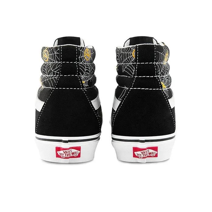 Vans SK8 Hi Black/White/Yellow-4