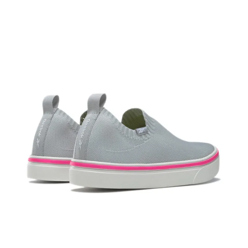 Reebok Women's OnLux Slip On 'Grey Atomic Pink' Women's-4