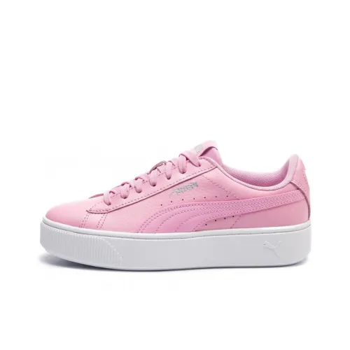 PUMA Vikky Stacked L Casual Board Shoes Pink Women's