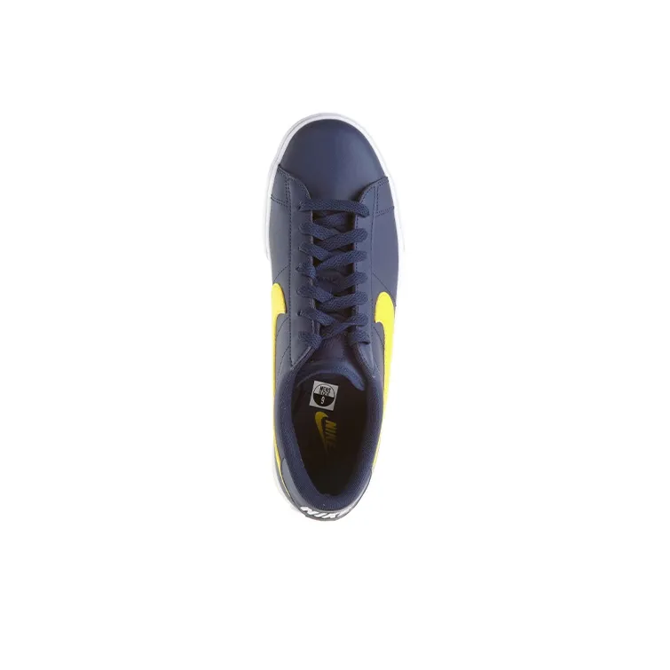 Nike Sweet Classic Leather Low Top Sneakers Blue-2