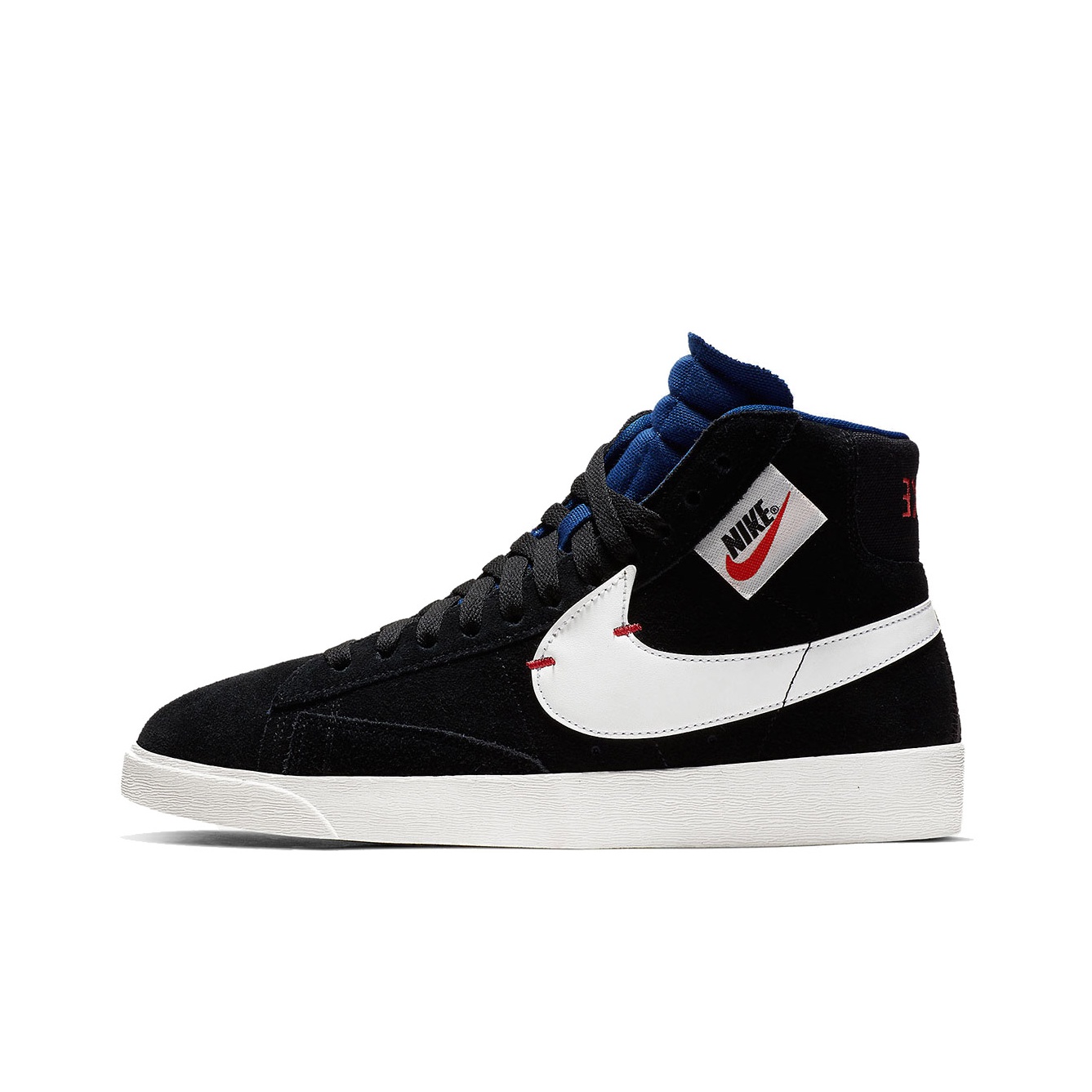 Nike w blazer mid rebel black/summit white-oil grey-oil grey best sale