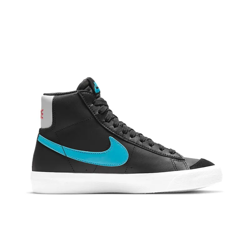 Nike Blazer Mid 77 Black Fusion Red Blue GS-1
